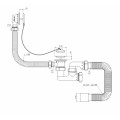 Сифон Santehplast FLAT steamer SVD-03